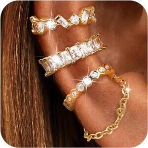 Ear Cuffs Dayana Non-Piercing Earrings for Women Cute Small Clip-On Cartilage